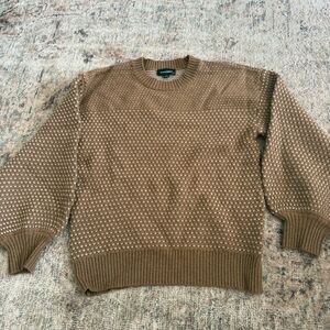 Summersalt wool cashmere sweater Small brown